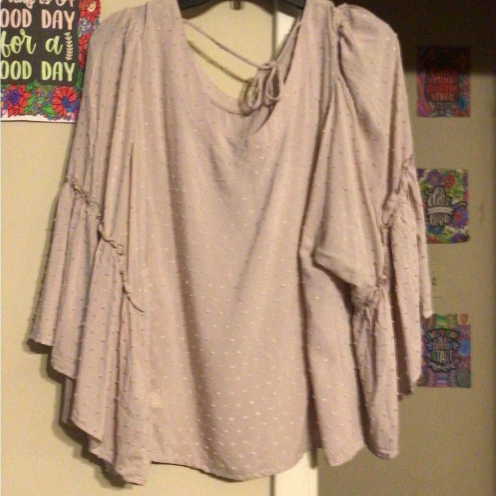 Lilac dress blouse